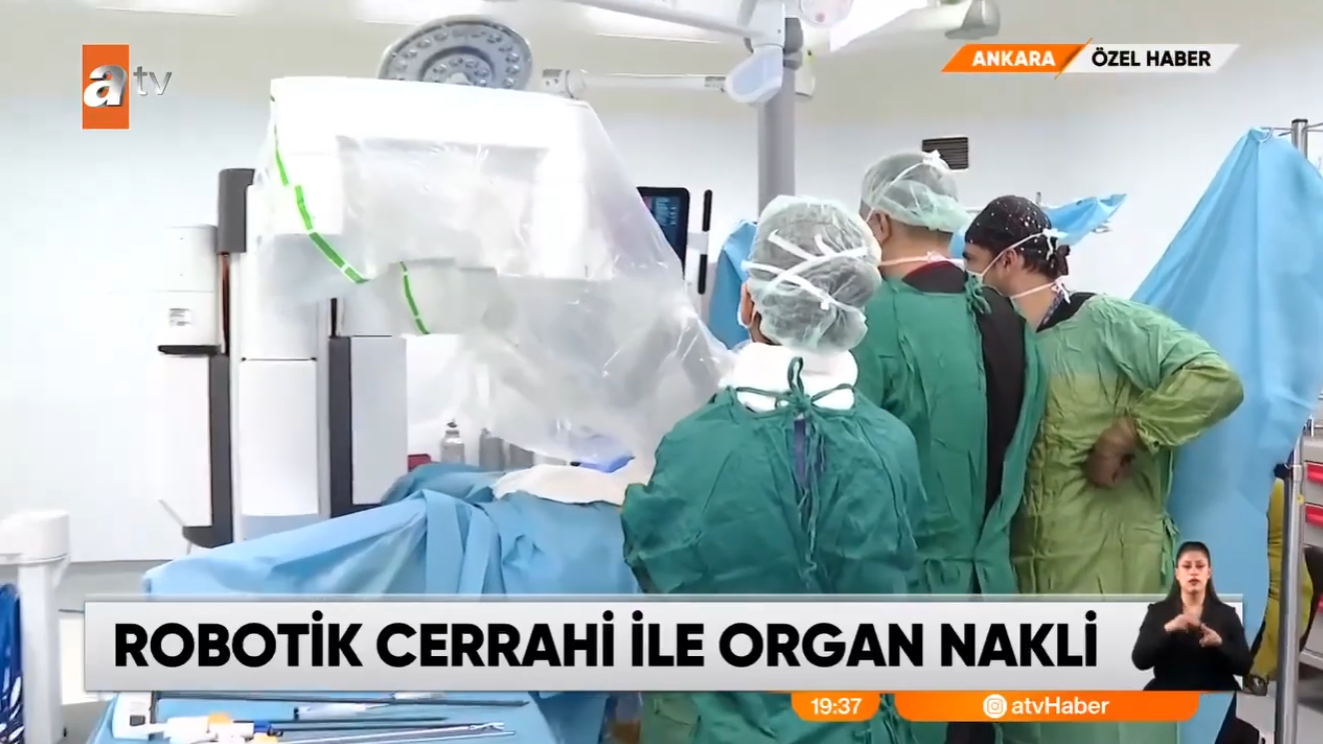 Robotik cerrahi ile organ nakli